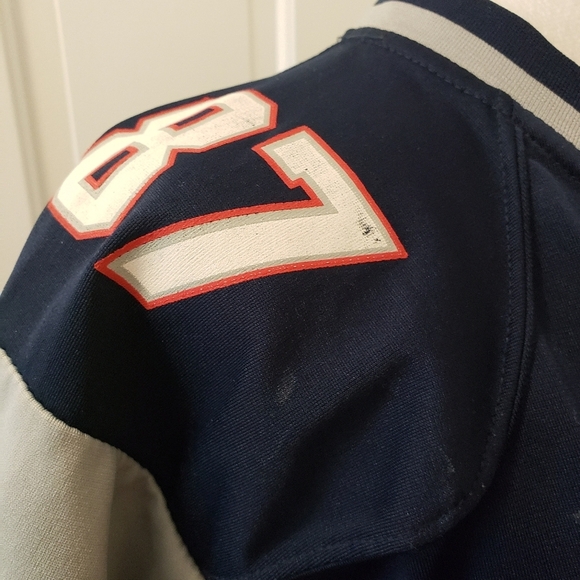 NFL Nike New England Patriots Jersey Size XL 18/20 Navy Gronkowski - Picture 4 of 9